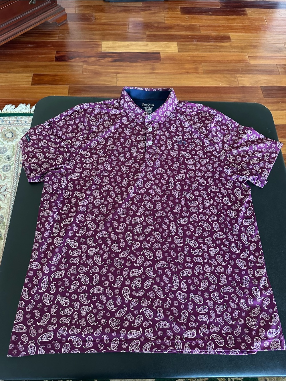 The Good Good Golf Men’s Polo Shirt - Purple size 2XL
